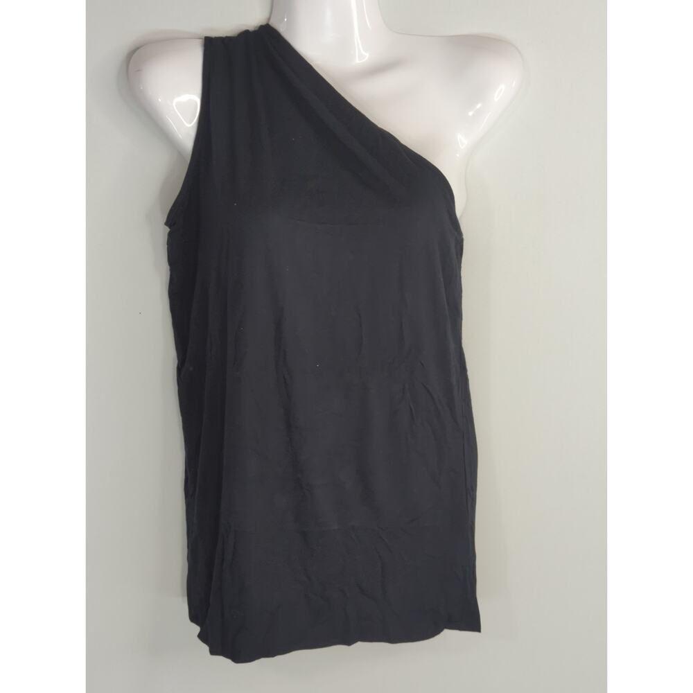 Babaton Black One Shoulder Sleeveless Top Women's XS Casual Outdoor Minimalist